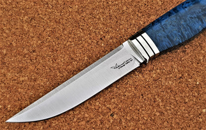 H12MF Stahl Outdoor Jagd Messer Yasniy Sokol Russland Handarbeit HRC 61 Волк
