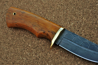 Damaszener Stahl Outdoor Jagdmesser Nazarov Knives  Handarbeit