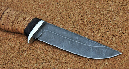 Damaszener Stahl Outdoor Jagd Messer Nazarov Knives Handarbeit HRC 62 Снегирь