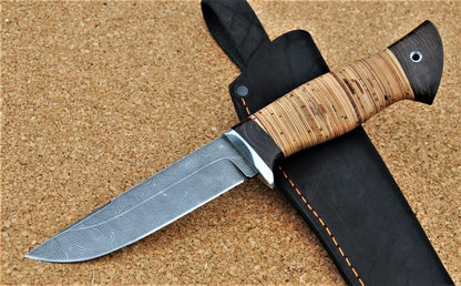 Damaszener Stahl Outdoor Jagd Messer Nazarov Knives Handarbeit HRC 62 Снегирь