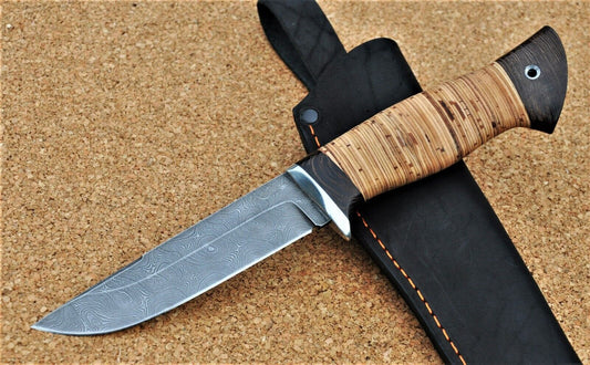 Damaszener Stahl Outdoor Jagd Messer Nazarov Knives Handarbeit HRC 62 Снегирь