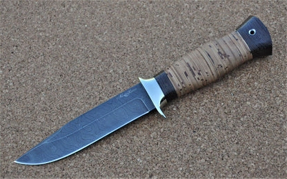 Damaszener Stahl Outdoor Jagdmesser Nazarov Knives