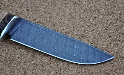 Damaszener Stahl Outdoor Jagd Messer Nazarov Knives Handarbeit HRC62 Барракуда-3