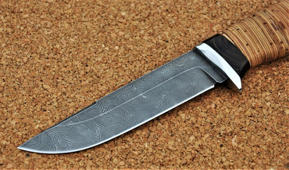 Damaszener Stahl Outdoor Jagd Messer Nazarov Knives Handarbeit HRC 62 Снегирь