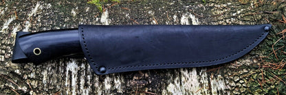 A.Marushin Outdoor Jagdmesser Damaszener Stahl Handarbeit