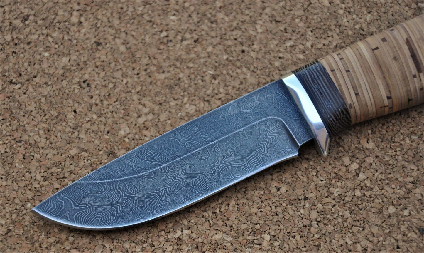 Damaszener Stahl Outdoor Jagdmesser Nazarov Knives