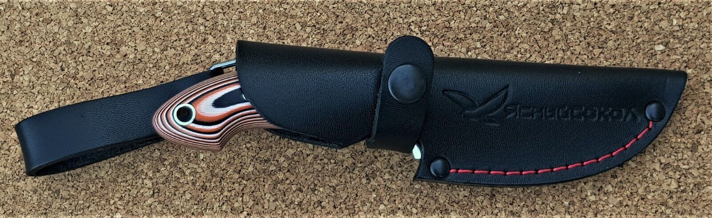 H12MF  Full Tang Outdoor Jagd Messer  Yasniy Sokol Handarbeit HRC 61 Барс