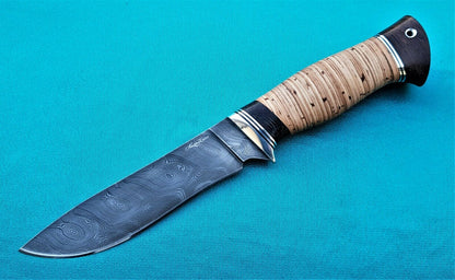 Damaszener Stahl Outdoor Jagdmesser Nazarov Knives