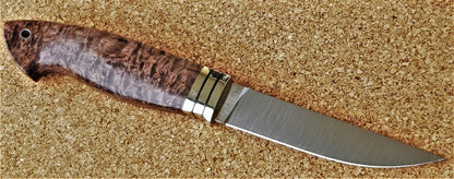 H12MF Stahl Outdoor Jagd Messer Yasniy Sokol Russland Handarbeit HRC 61 Соболь