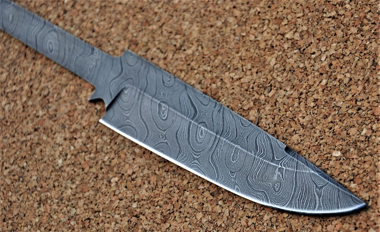 Exklusive Damast Klinge Rohling Messer Nazarov Knives HRC 62 Handarbeit Зубр