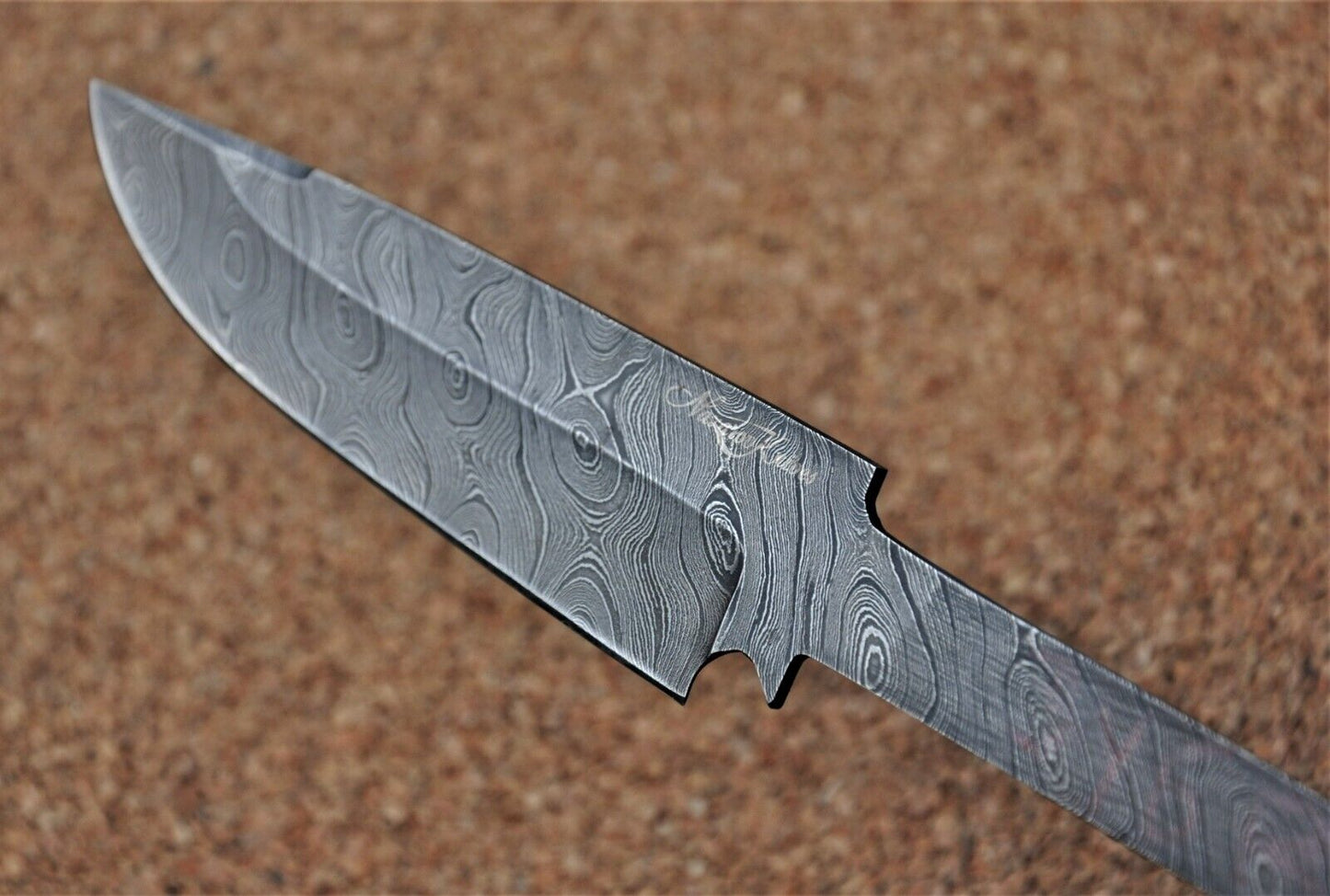 Exklusive Damast Klinge Rohling Messer Nazarov Knives HRC 62 Handarbeit Зубр