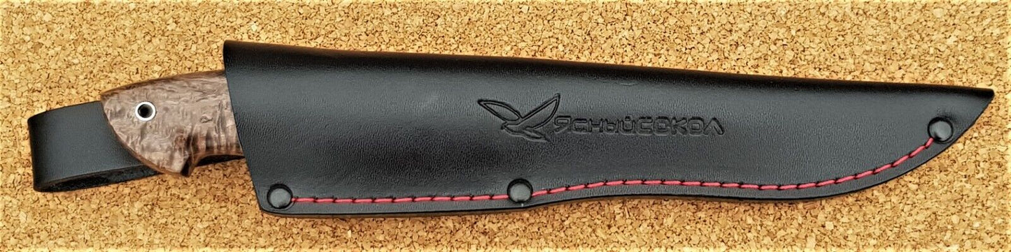 H12MF Stahl Outdoor Jagd Messer Yasniy Sokol Russland Handarbeit HRC 61 Коршун