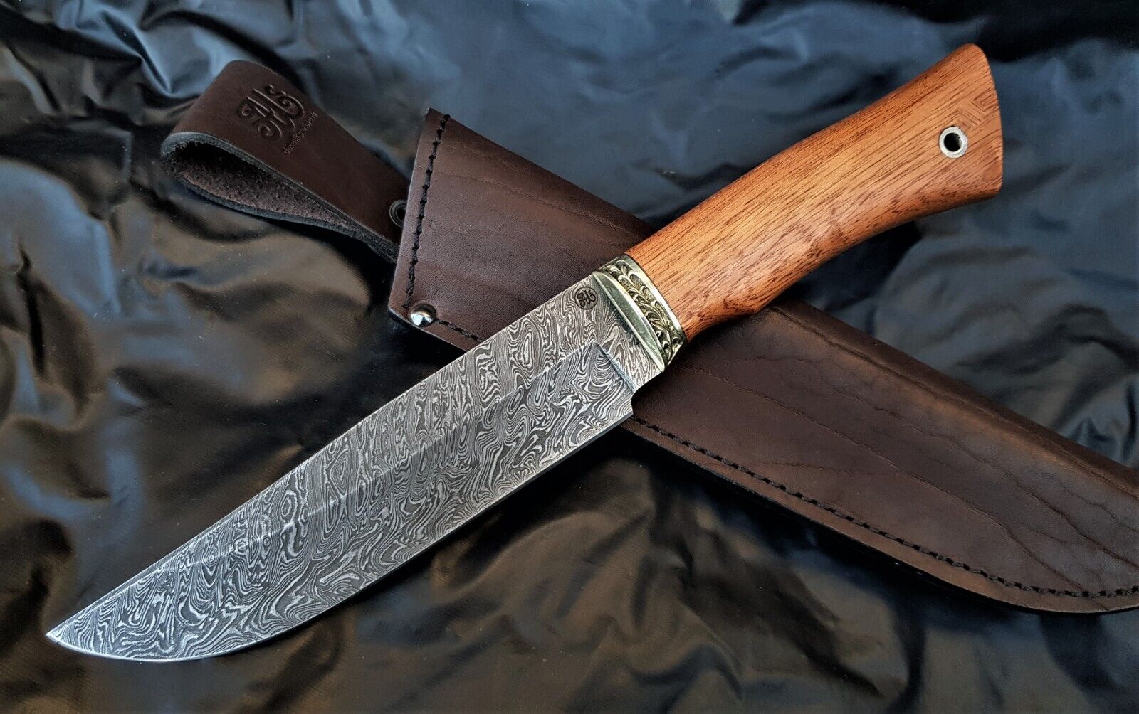 Damaszener stahl Jagdmesser