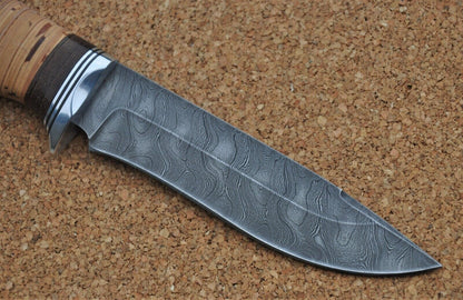 Damaszener Stahl Outdoor Jagdmesser Nazarov Knives  Handarbeit