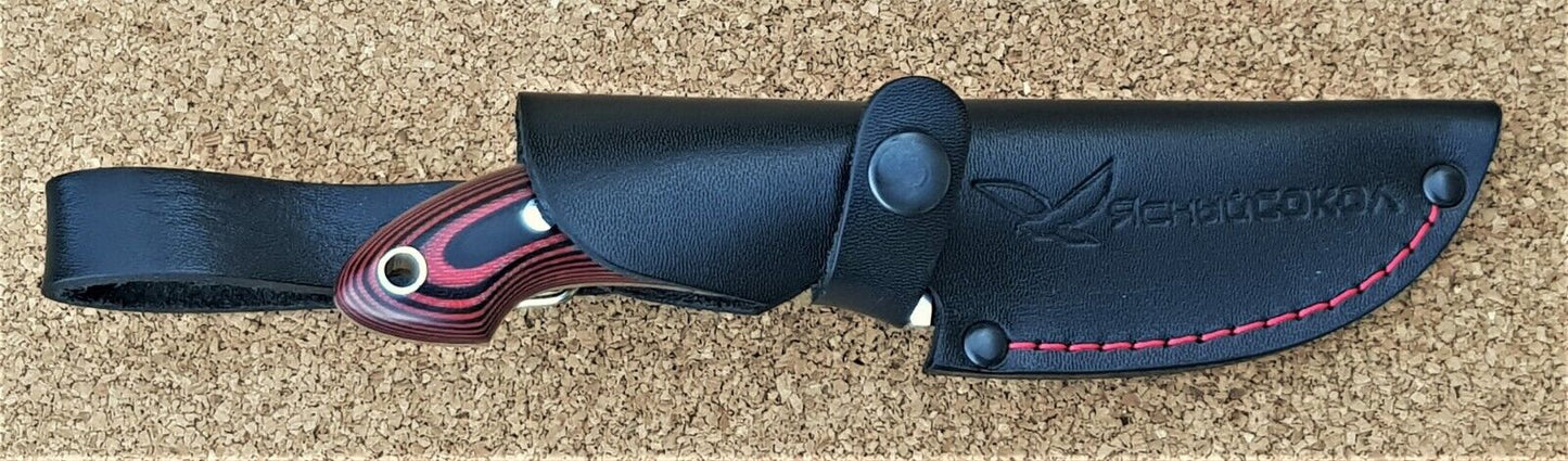H12MF  Full Tang Outdoor Jagd Messer  Yasniy Sokol Handarbeit HRC 61 Барс
