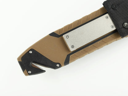 Fahrten Outdoor Freizeit Messer Gurtschneider Feuerstarter Ganzo  G8012V2 HRC 58